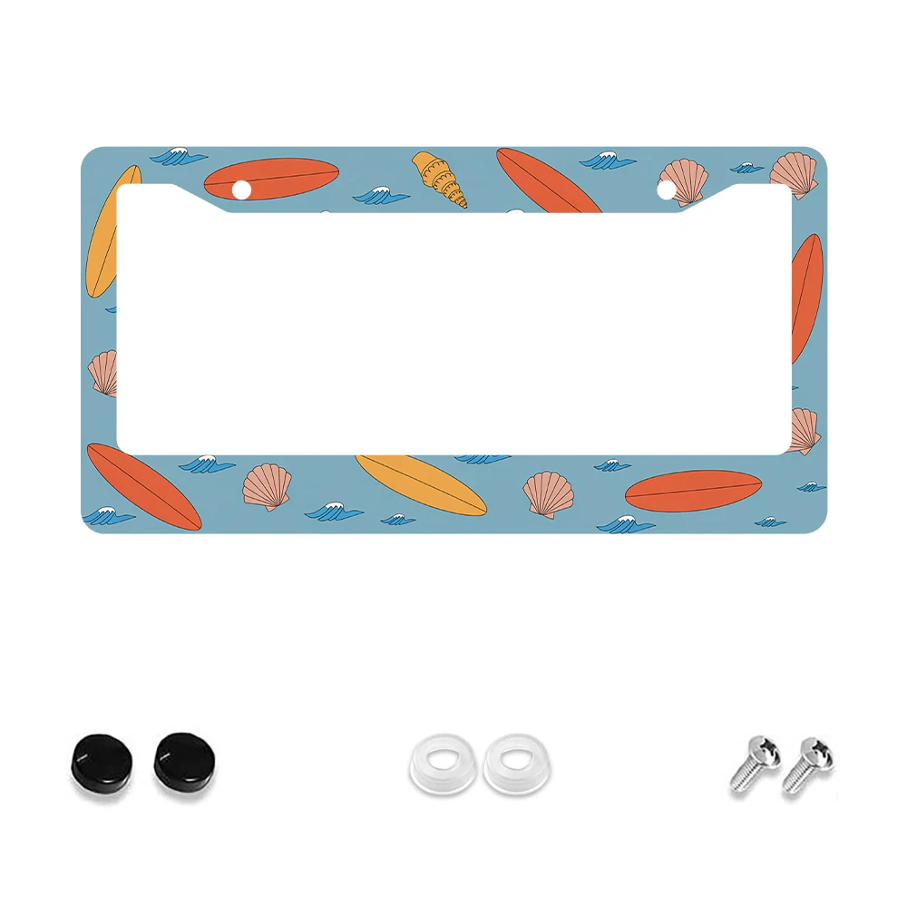 

1 шт., рамка номерного знака синего цвета с 2 отверстиями, алюминиевый материал, 6x12 дюймов, с набором винтов, новинка в стиле ретро