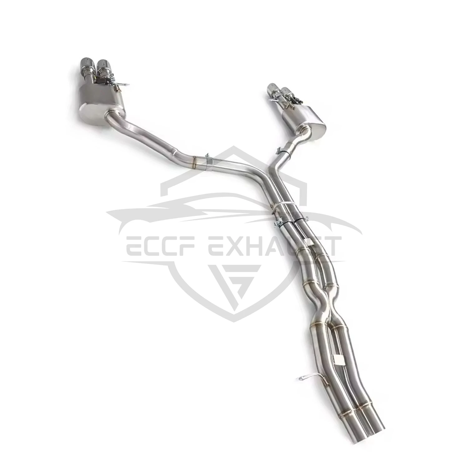 

Выхлоп Catback из нержавеющей стали с электронным управлением для Audi A6 A6L C7 2,5l 2,8l 3,0 T, свободно регулируемый звук