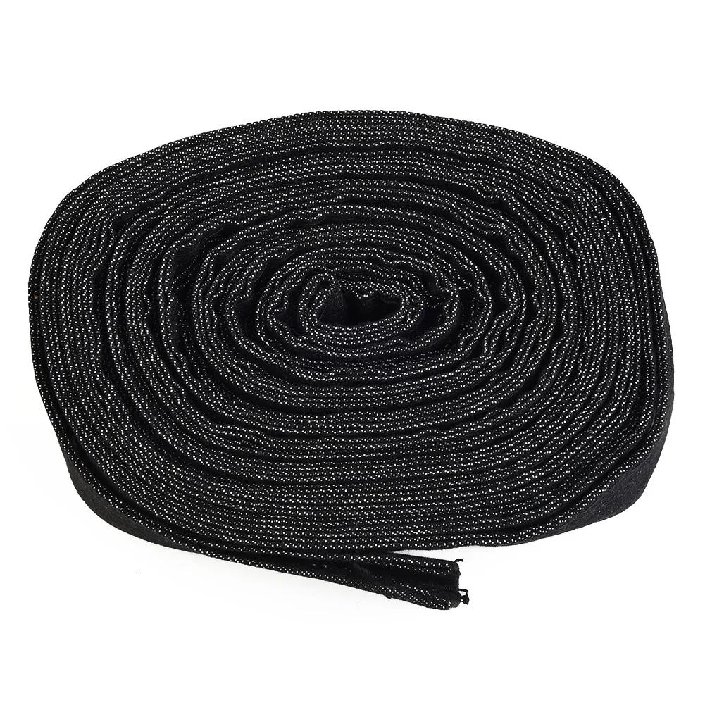 

Tape Protective Cover 7.5m / 25ft Black Cable Cover Cotton Hydraulic Protective Sleeve Sheath Welding Tig Torch