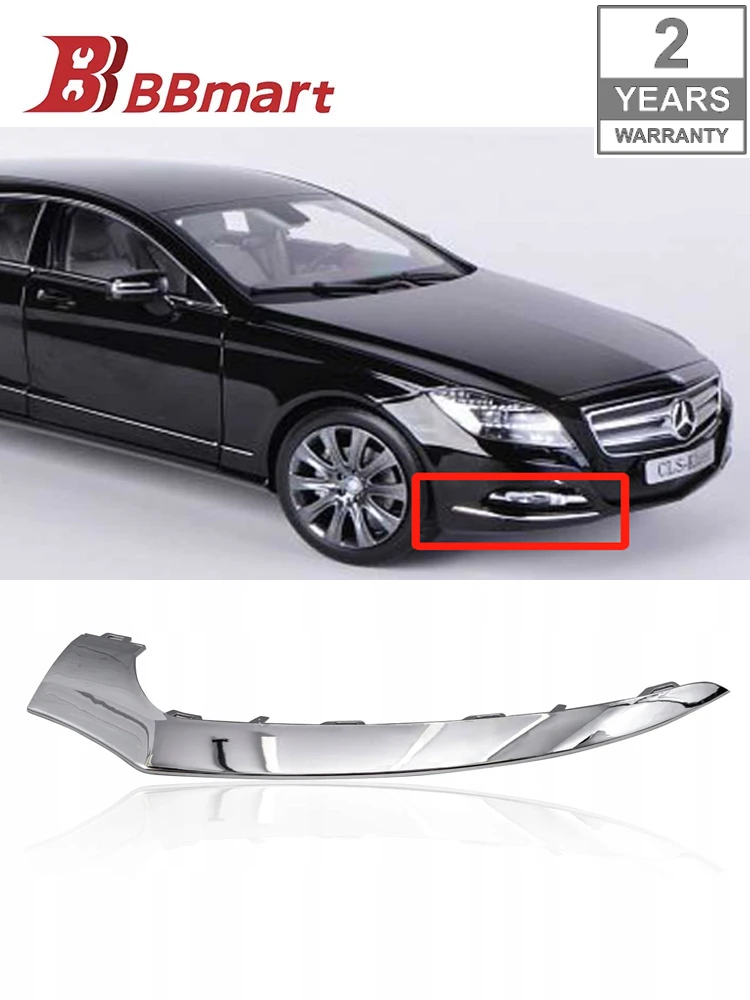 

A2188851574 2188851574 BBmart Auto Parts 1pcs Front Bumper Trim chrome For Mercedes Benz CLS X218 C218 2011-2017 Car Accessories