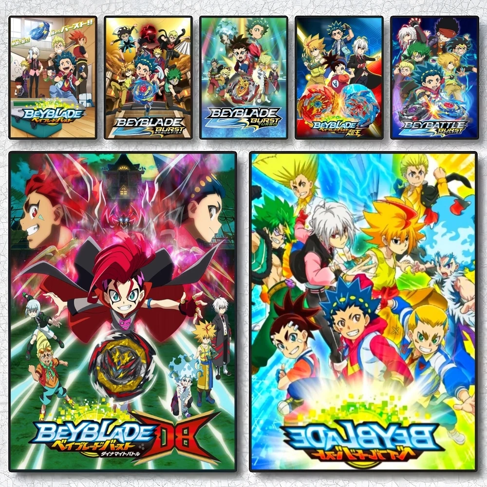 

B-Beyblade Burst Anime Poster Paintings Posters & Prints Home Bedroom Living Room Decor Holiday Gifts Souvenir