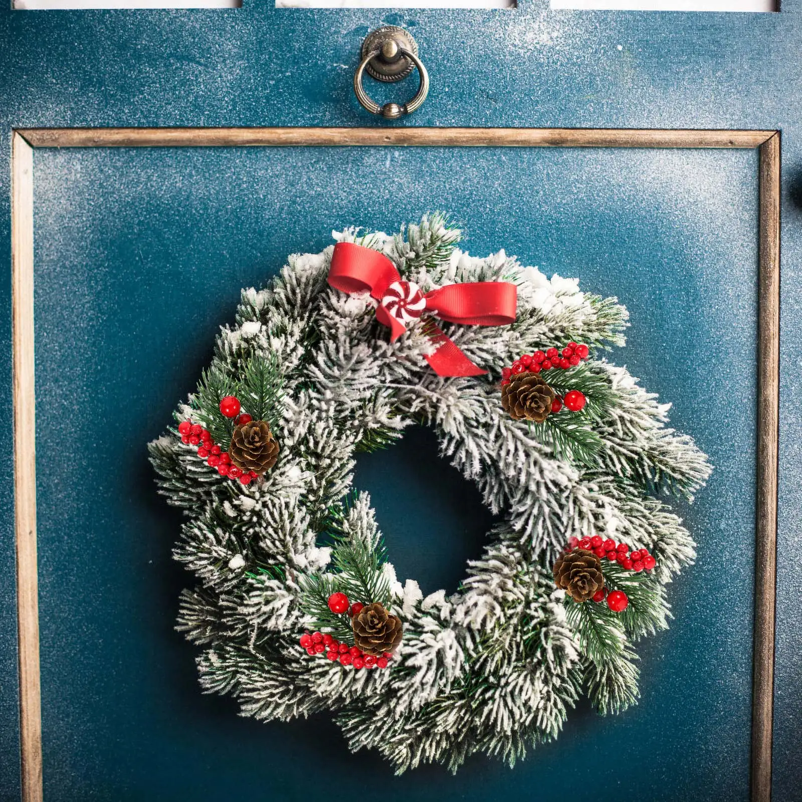 

10Pcs Xmas Berry Decor Artificial Flower Branches Lightweight Supplies Christmas Tree Decor Artificial Flower