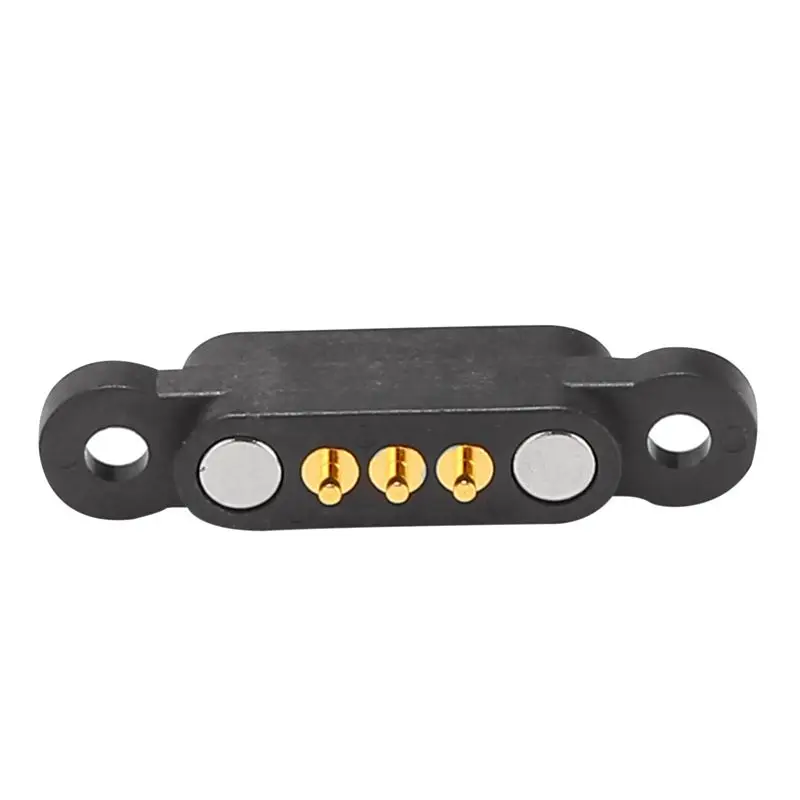 30 Pairs Spring Loaded Magnetic Pogo Pin Connector 3 Positions Magnets Pitch 2.3MM Through Holes Male Female Probe