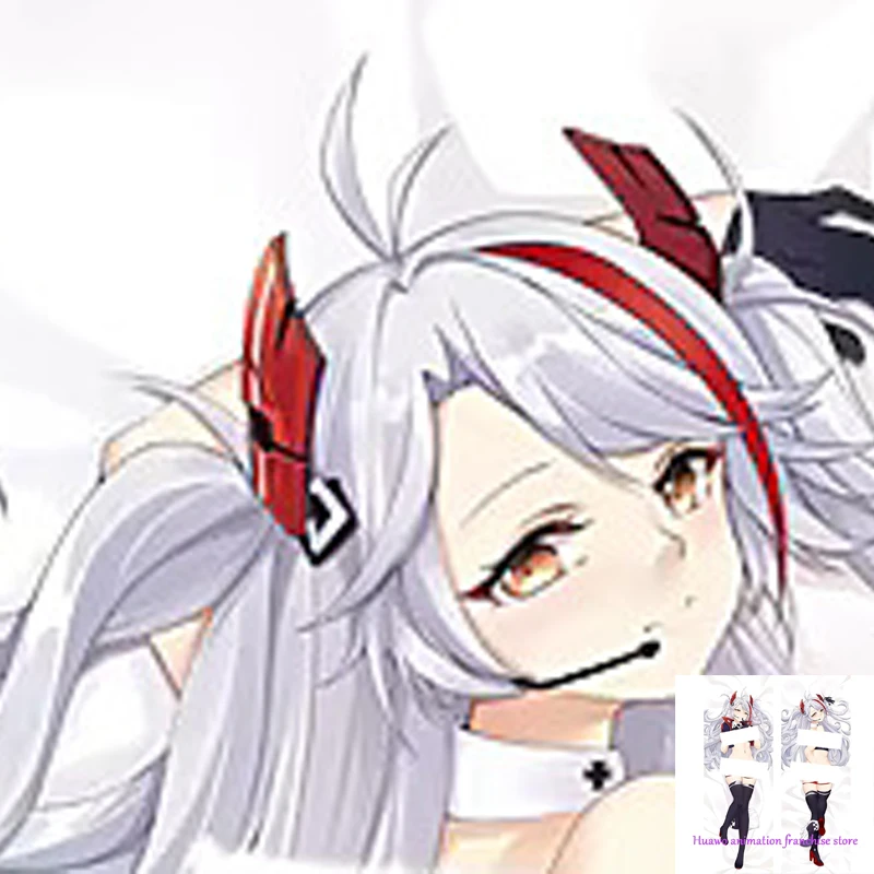 

Anime Dakimakura Pillow PrinzEugen 2-Side Print Pillowcase Hugging Body Cushion Cover Otaku Waifuristmas Decoration 2023