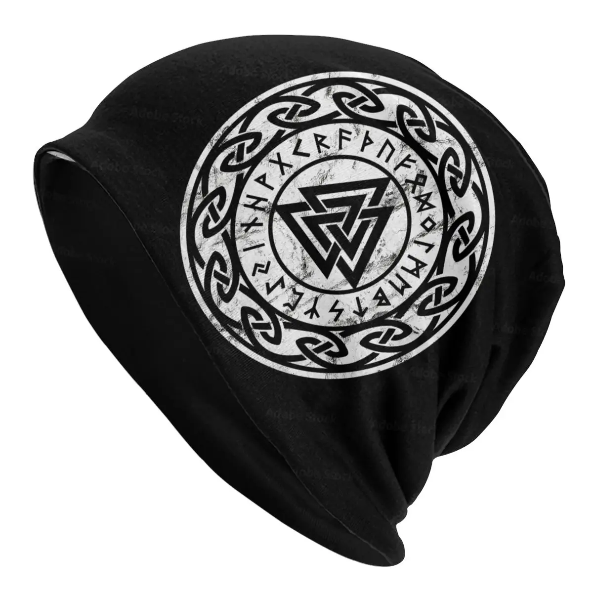 

Viking Outdoor Thin Hats Valknut Odin Symbol Bonnet Hipster Skullies Beanies Caps