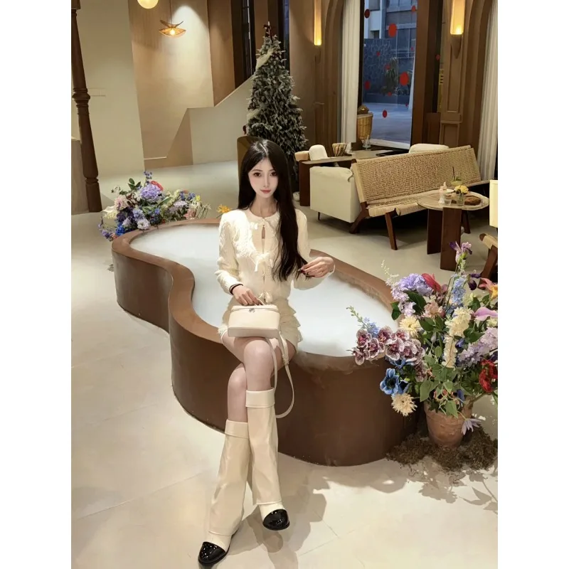 Fall and Winternew Arrivalfashion Women's Boots Tweed Style Over-the-knee Boots Large Tube Trousers Tube Boots
