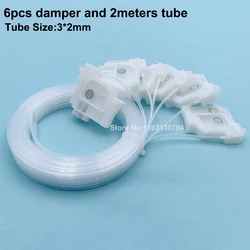 1 set Ink Damper For Epson L800 L1300 L1455 L801 L1800 L810 L850 L101 L201 DTF Printer Dumper Filter 1300 Damper With Hose Tube