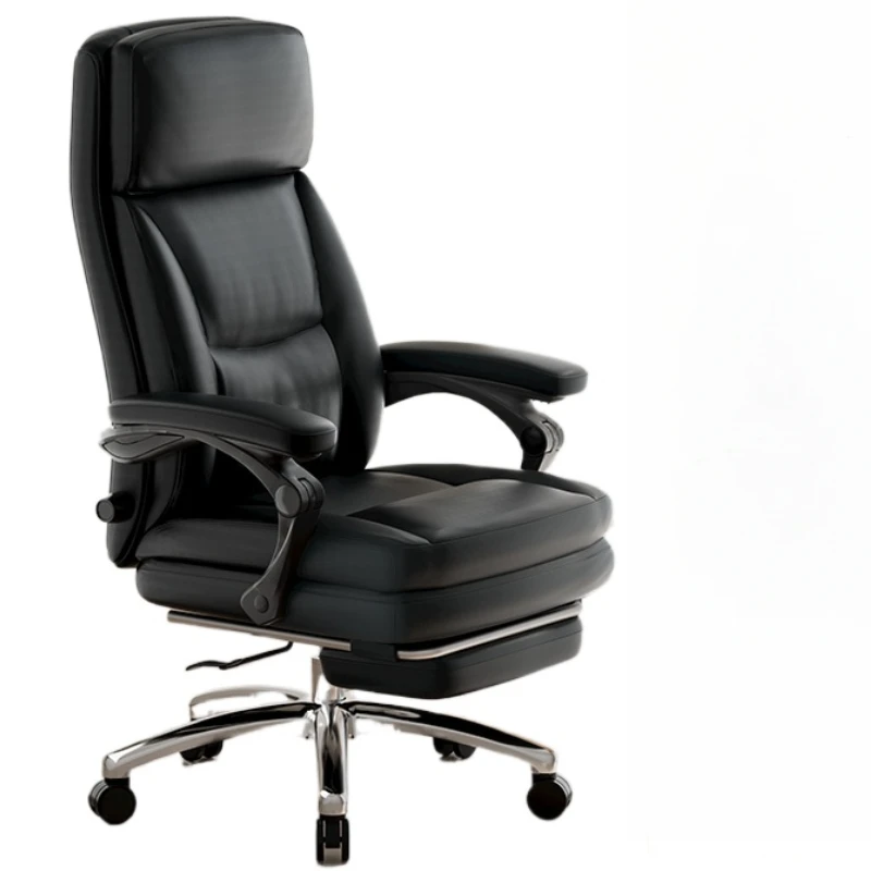 جماليات كرسي مرتفع للرئيس مريح من الجلد مصمم مريح خفيف كرسي فاخر جودة عالية زخرفة الأثاث