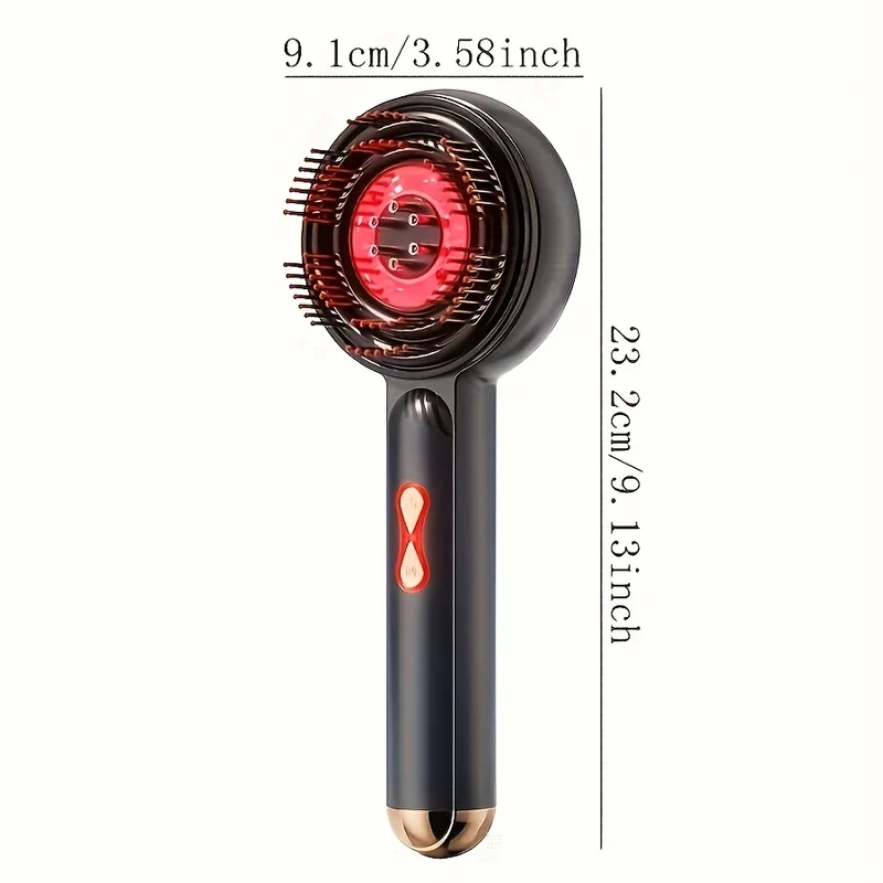 Upgraded Three-In-One Hair Oil Applicator, Portable Electric Scalp Massager, Suitable for Adults, Suitable for Adult Hair Care