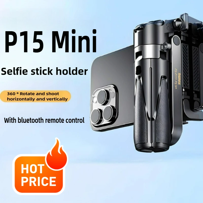 

Bluetooth Selfie Stick Mini Tripod Extendable Cell Phone Tripod with Wireless Remote Compatible with IPhone Android Phones