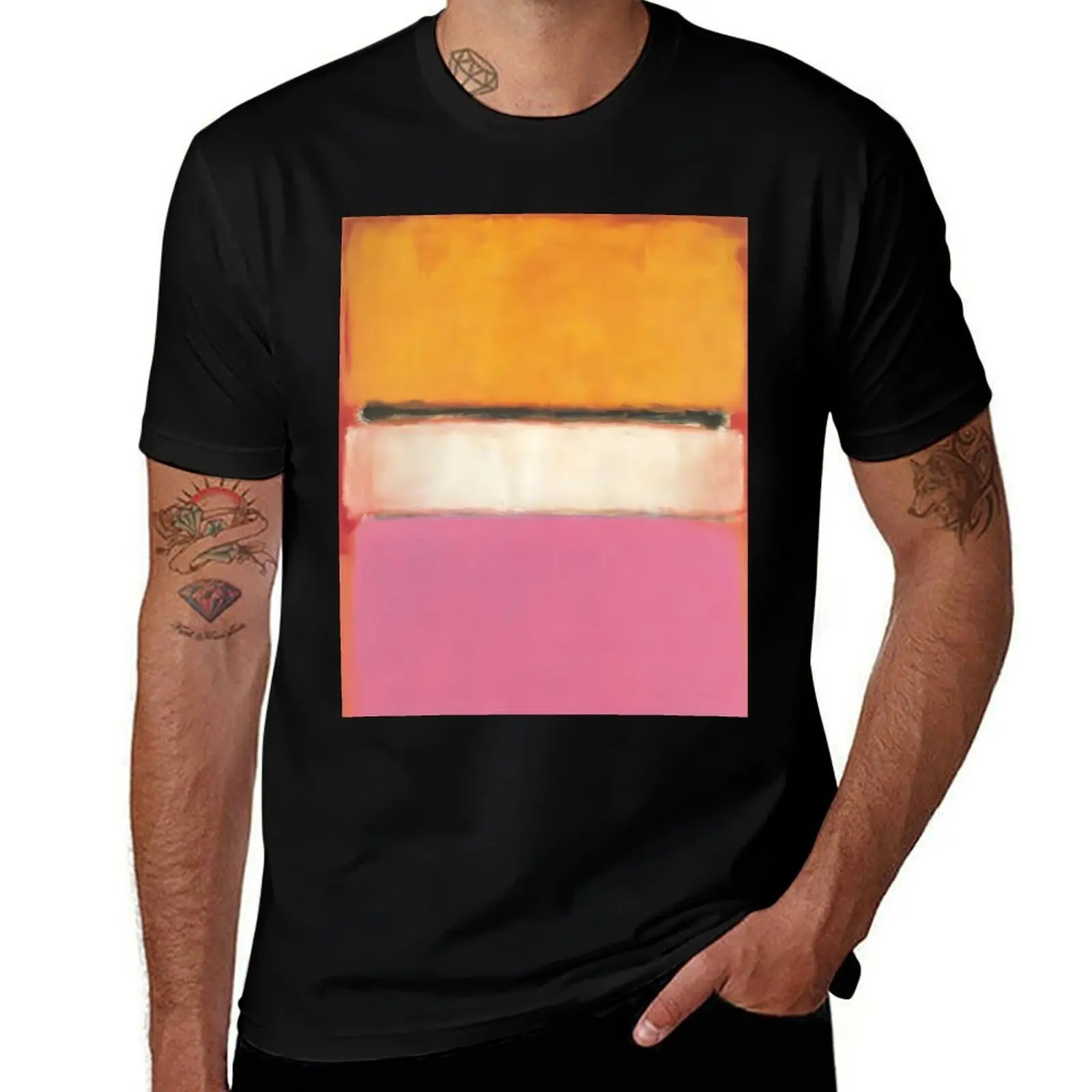 Mark Rothko T-Shirt Basic Simple Casual Short Sleeve Tee