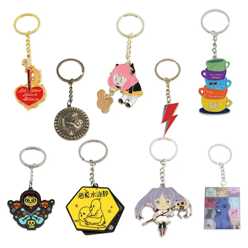 Popular Elements Keychain Pendant Cute Cartoon Comic Badge Applied To Jeans Backpack Decorate Decorate Type Friend Gift