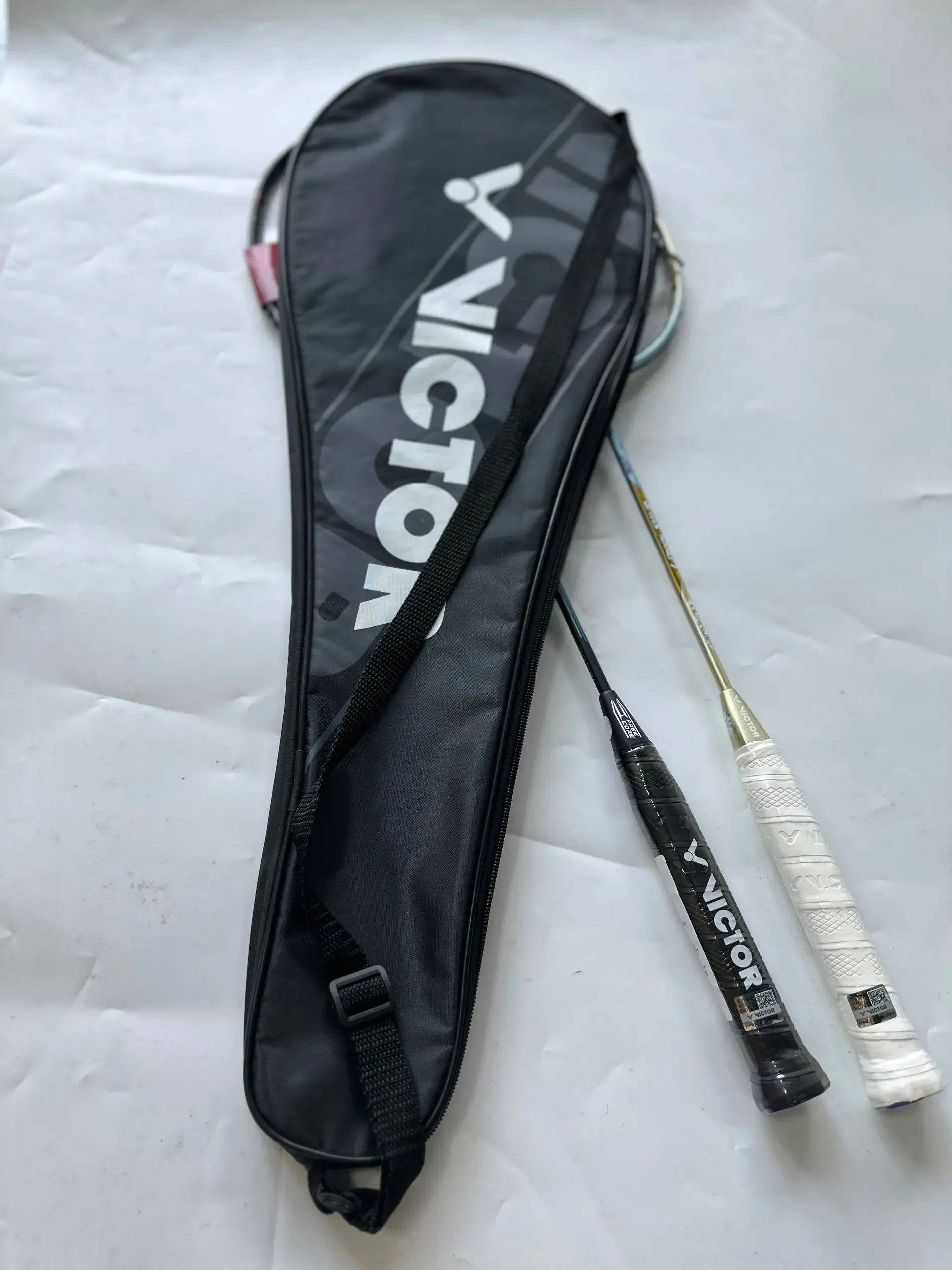 Genuine Victor  badminton racket set original racket bag 1-2 badminton rackets single shoulder portable