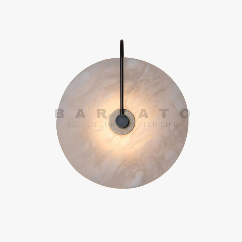 New Modern Marble Led Wall Lamp 15CM 20CM 25CM Gold Home Bedroom Living Room Surface Mounted Sofa Foyer Background Decor Lights