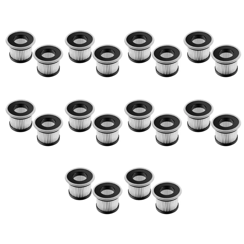TAIGH-Cartridge Filter For Deerma CM300S CM400 CM500 CM800 Vacuum Cleaner Parts, Replacement Filter Cartridge, 20Pcs