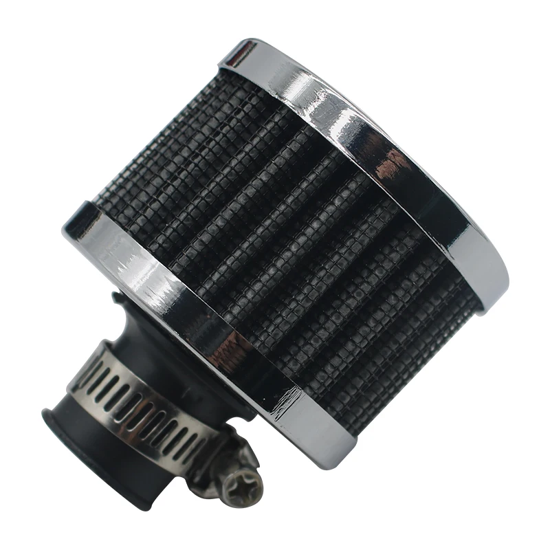 Universal Interface Car Air Filters 12mm For Motorcycle Cold Air Intake High Flow Crankcase Vent Cover Mini Breather Filters