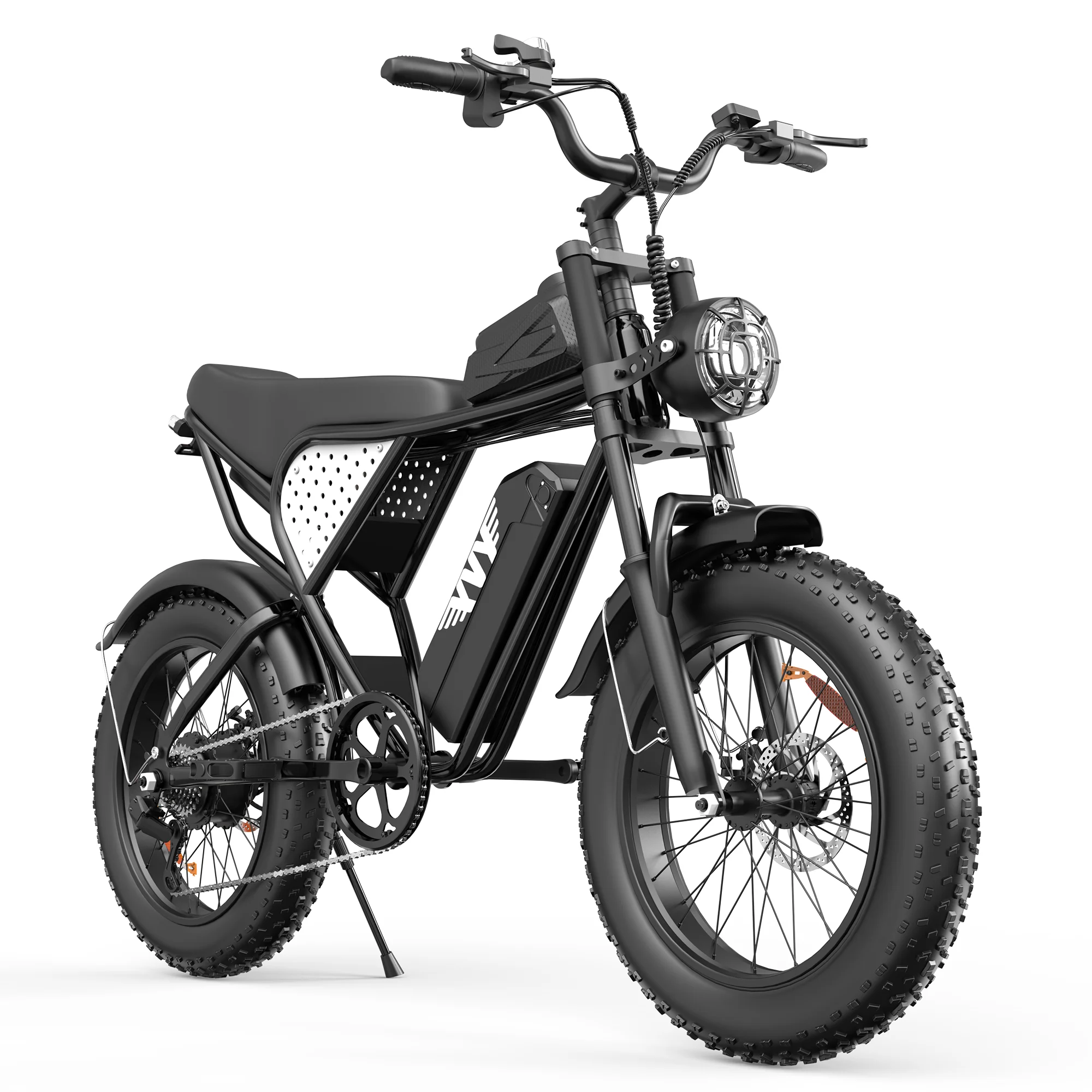 AliExpress NONE YVY C20  Adult Electric Bicycle 1000W Motor E-bike 48V20Ah Battery Electric Bike 20 Inch Fat Tire E-Mountain Bike