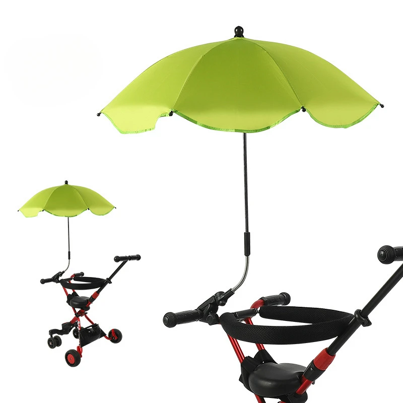 Universele Baby Auto Kinderwagen Paraplu Verstelbare Schaduw Paraplu Uv Zonnescherm Voor Kinderwagen Accessoires Zonneklep Draagbare Parasol Items