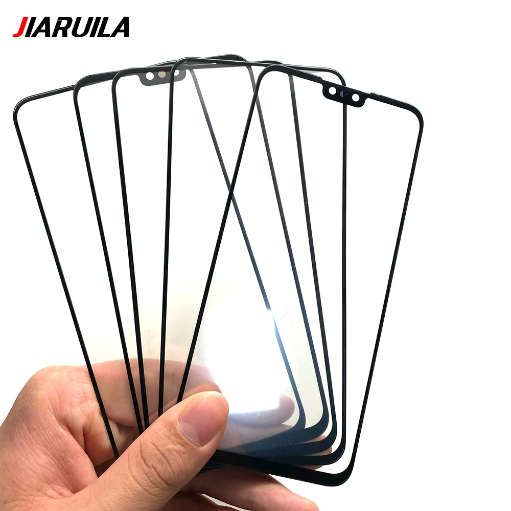 LCD Front Touch Screen Glass Outer Lens With OCA Film For Huawei P30 P40 Lite E Y6P Y7A Y7P Y8P Y8S Y9 2019 With OCA Screen