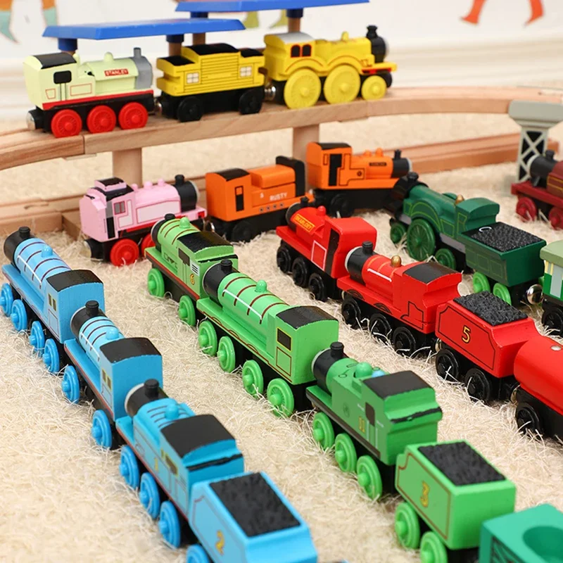 Thomas and Friends Wooden Trains Toys Gordon James Henry Spencer Percy Donald Bill Wooden Thomas Trains Toy Kids Birthday Gift