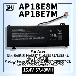 AP18E7M AP18E8M Battery for Acer PH315-52 PH315-53 PH317-53 PT315-51 AN517-52 AN517-51 AN515-54 AN515-43 AN515-44 AN715-51