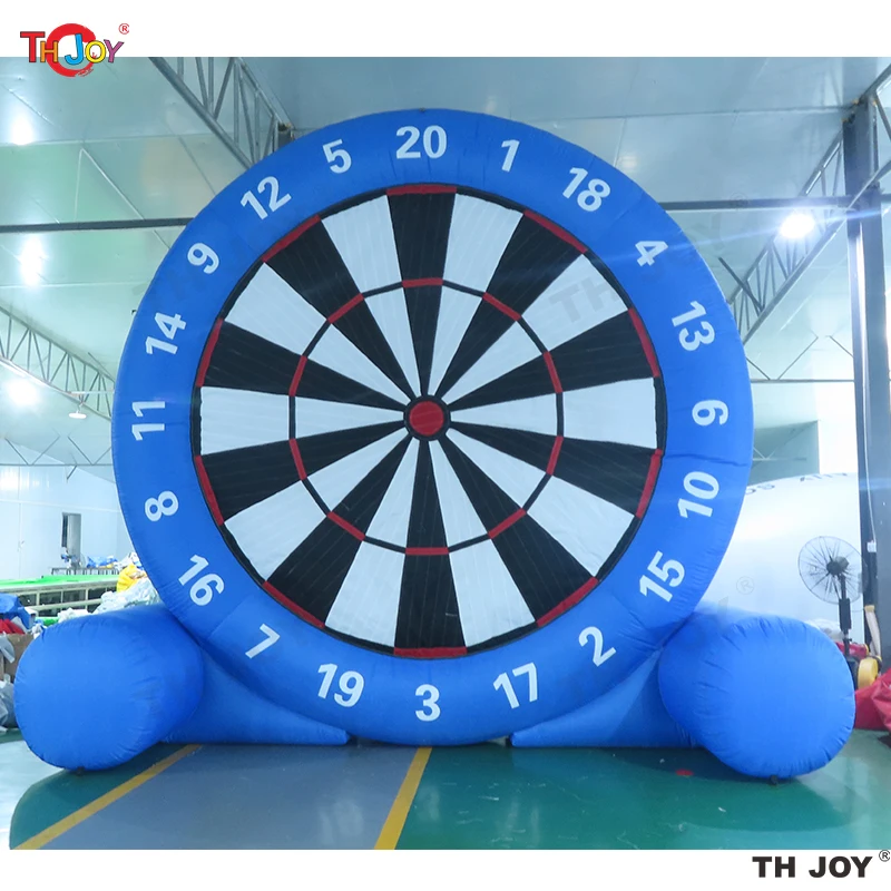 Outdoor PVC Foot Dart Inflatable Football Dart Board With Sticky Soccer Balls Giant Foot Kicking Ball Sports Target Games