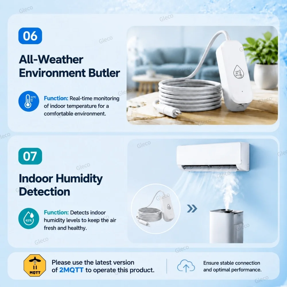 Zigbee 7-in-1 Wasserqualitätssensor TDS/EC/SG/Temp Salinitätsmessgerät Wasserqualitätsmonitor MQTT für Aquarien und Trinkwassertests – Detail 12