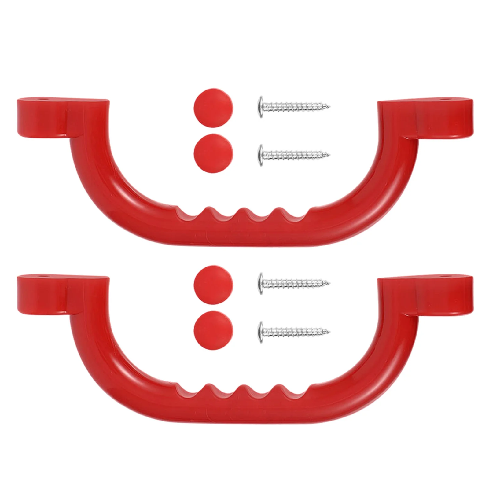 1 مجموعة عدم الانزلاق مقبض ملعب السلامة ABS البلاستيك في الهواء الطلق سوينغ مجموعة تسلق الإطار قبضة عدة عدم الانزلاق مقبض سوينغ قبضة #1