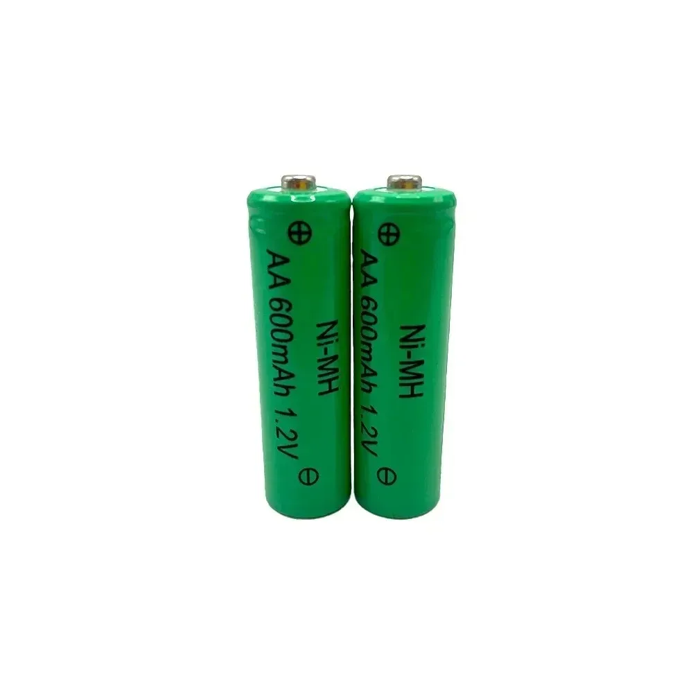 Batería AA 1,2 V NiMH recargable, 600mAh, adecuada para despertador, MP3/MP4, linterna, juguetes, Afeitadora eléctrica, Control remoto