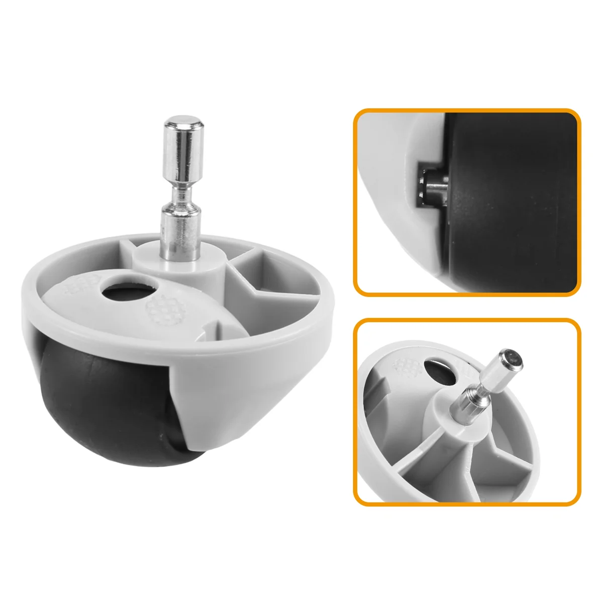 1Pcs Casters Front Wheel Fit for 1S 1C S5 S50 S6 S60 S5Max S6Maxv Pure Vacuum Cleaner Parts