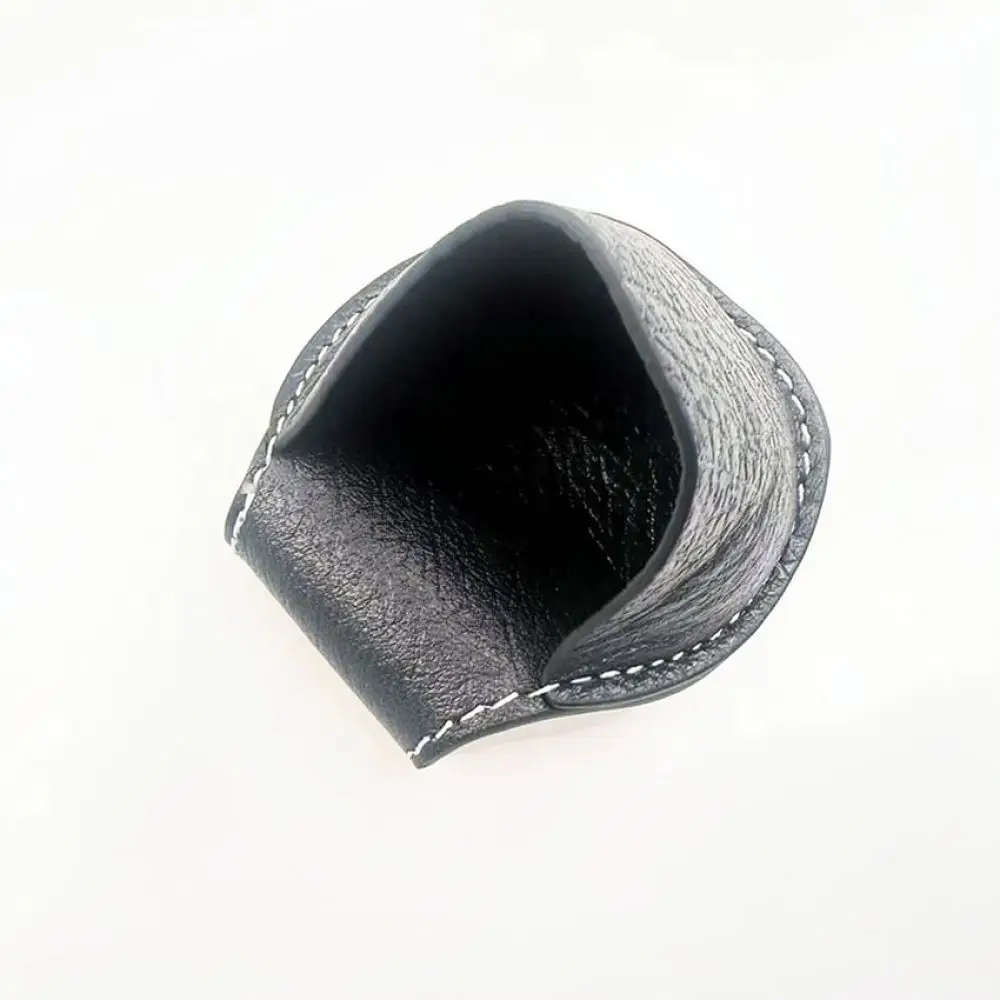 Leather Billiard Chalk Protector Bag For Brolanz Pool Accessory Belt Clip Snooker Cue Maintenance Tool Portable Case