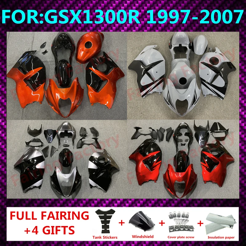 Motorcycle Fairings kit fit for GSXR1300 1997 -2007 1998 2006 2005 2004 2002 GSX1300R GSXR 1300 full Fairing bodywork kits zxmt