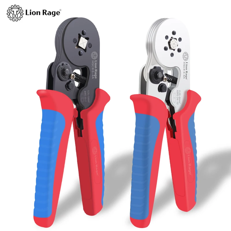 Crimping Tools Ferrule Sleeves Tubular Terminal Wire Crimper Pliers Household Electrical Sets 1200pcs terminal HSC8 6-4 6-6 16-6