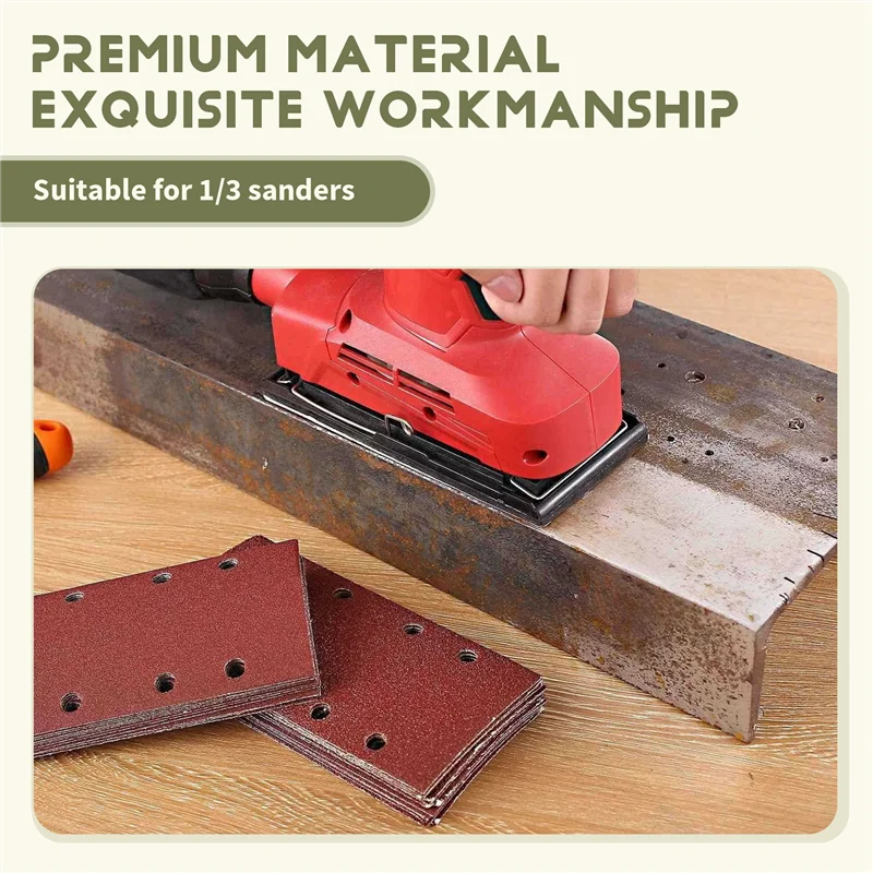 

BHBD-30Pcs Square Sandpaper Sanding Paper Sheet 95X185mm Sander Hook Loop Disc Abrasive Tools For Wood Polishing Tools