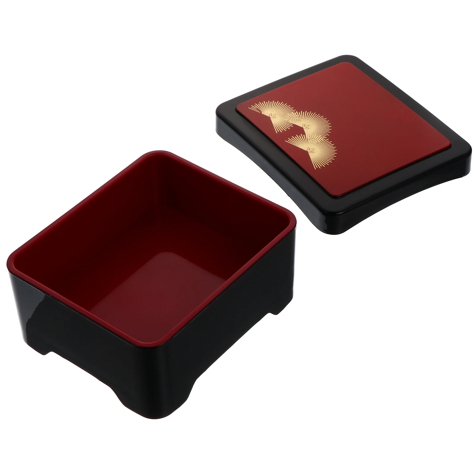 

Lunch Box Sushi Picnic Rice Container Japanese Bento Single Layer Adults Acrylic Family