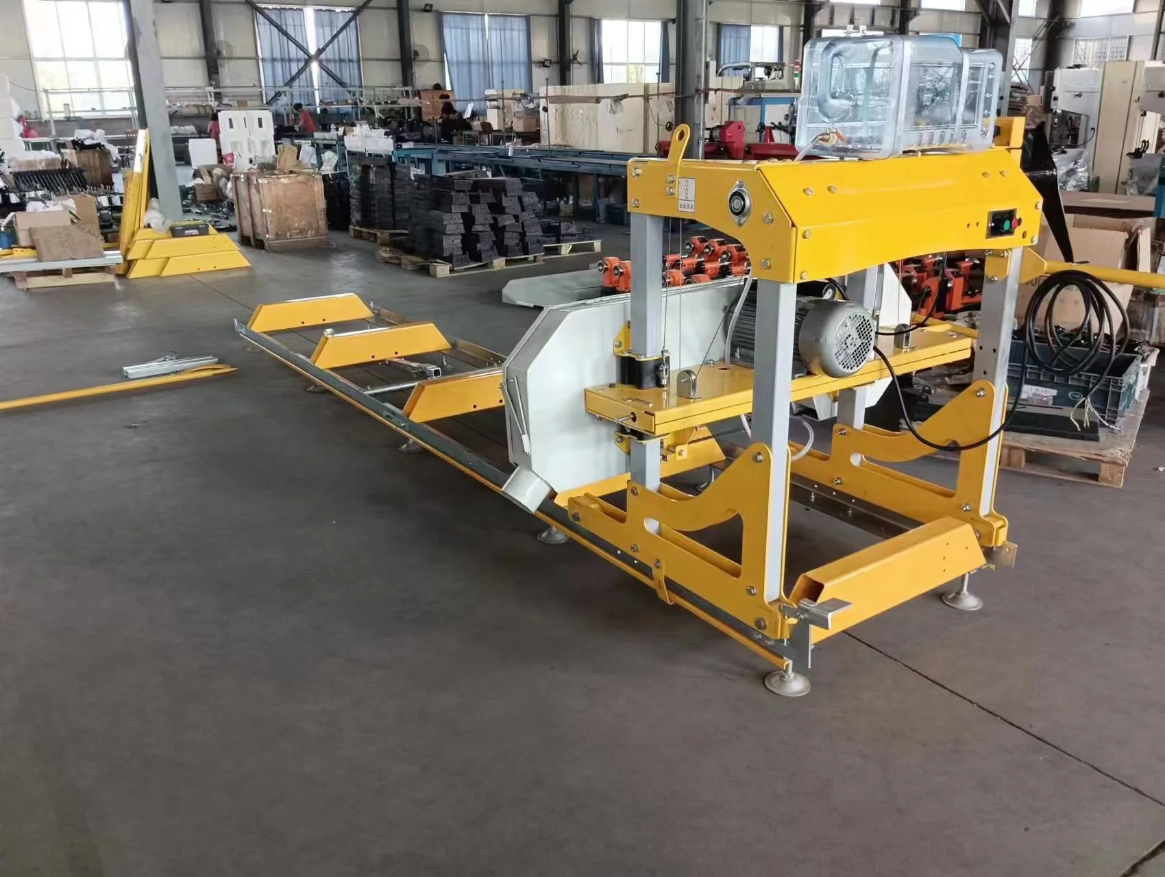 High Quality Portable Woodworking Band Saw Machine Large Diameter Mobile Wood Cutting Machine Manufacturer Direct Sales