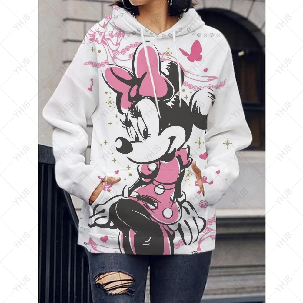 Disney-Mickey Mouse for Women, Female Anime, Harajuku, Outdoors, Anime, Clothes