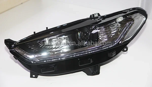 AIROW For FORD Fusion Titanium for Mondeo LED Head Lamps Projector Lens 2014 Year SY Turning Light Overflow Function
