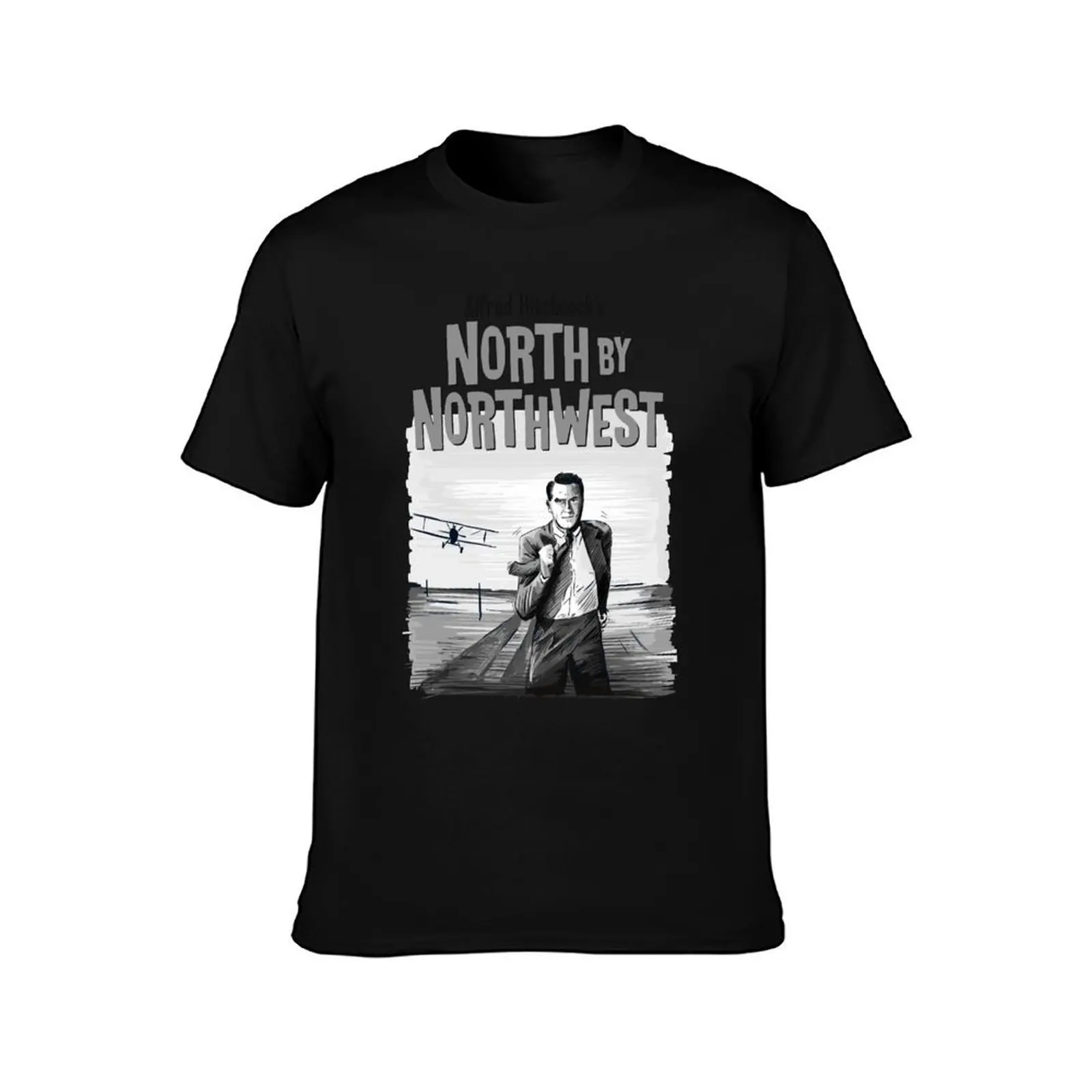 Alfred Hitchcock's North by Northwest T-Shirt Summer Holiday Casual Tee T-Shirt