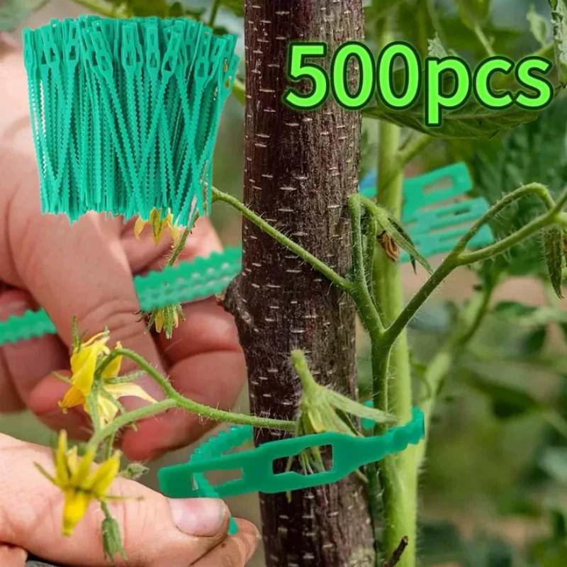 Multi Purpose Climbing Vine Fish Bone Tie for Vegetable Gardens for Gardening Fishbone Ties for Gardening Plant Tie Cone-shaped