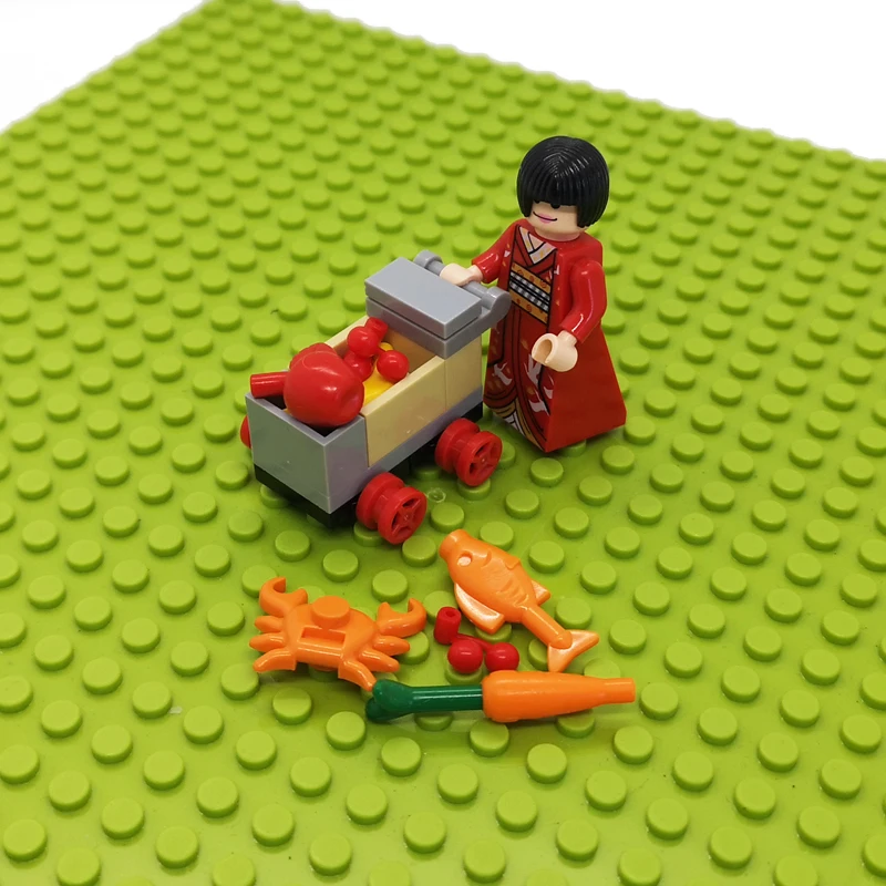 MOC-Bausteine, Möbel und Dekorationen für Wohnzimmer und Schlafzimmer – Bett, Bücherregal, Sofa, Computertisch, kleine Pflanzgefäße, Spielzeugmodelle. – Detail 20