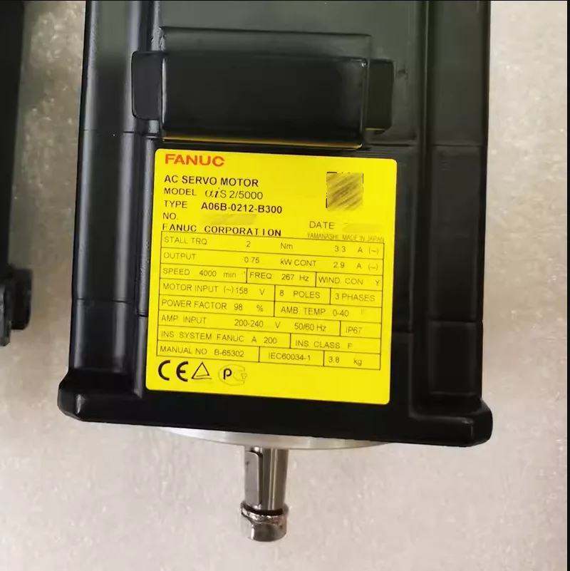 

A06B-0212-B300 New Fanuc Motor IN STOCK Fast ship