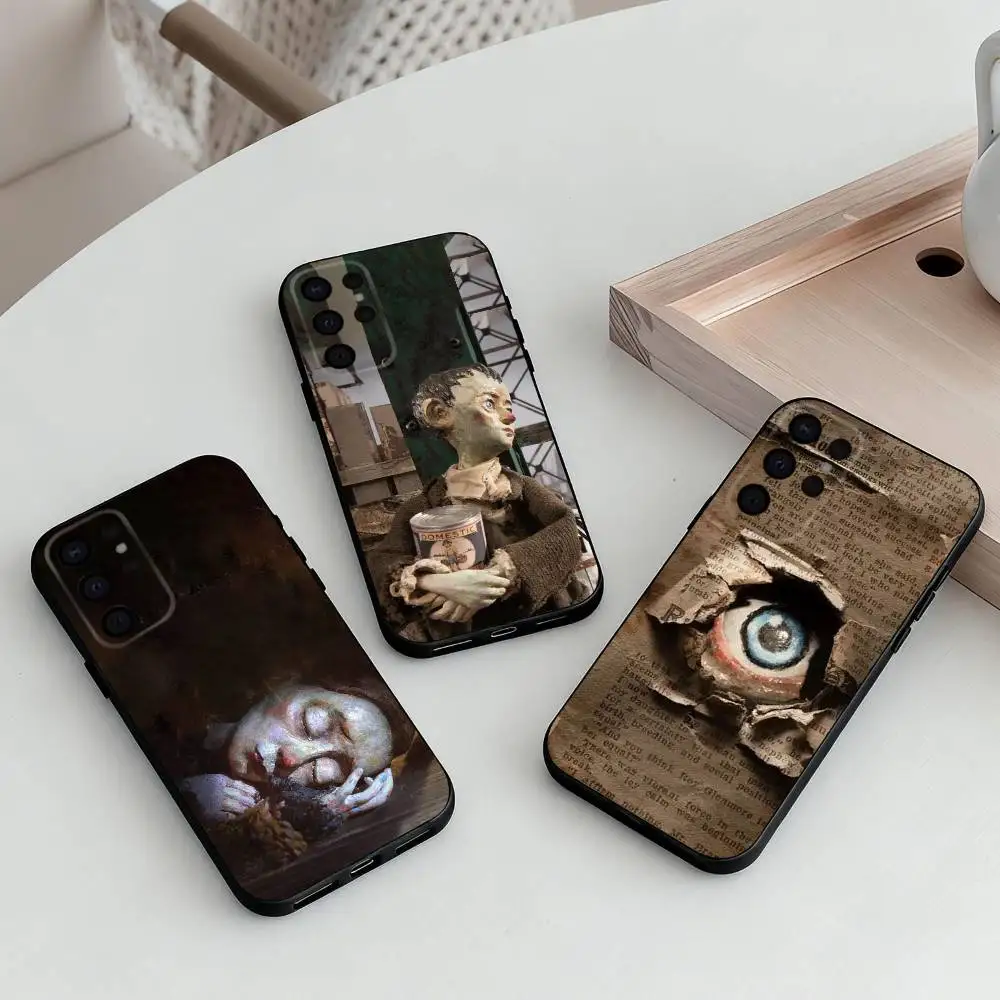 

T-The Girl Who Cried Pearls Phone Case For Samsung S25,24,23,22,30,21,10,9,Ultra,Plus,Lite,FE,4,5 G Soft Black Case