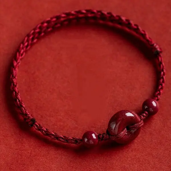 Mode Einfache Glück Knoten Rot Seil Armbänder für Frauen Männer Handgemachte String Einstellbare Armband Freundschaft Amulett Schmuck Geschenk