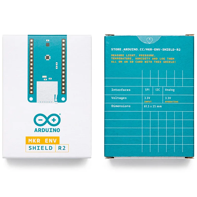 Arduino MKR ENV Shield rev2 ASX00029 أجهزة استشعار المنتجات الإيطالية الأصلية جمع البيانات البيئية