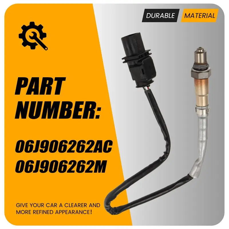 For VW Beetle Golf Jetta Sharan Tiguan Q3 2008- 2018 Car Front Oxygen Sensor Replacement Part 06J906262AC 06J906262M