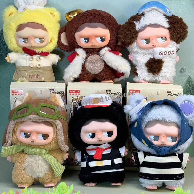 

Genuine Vinyl Doll Blind Box City Monboo Forest Town Series Action Figure Vinyl Doll Backpack Pendant Decoration Girl Xmas Gift