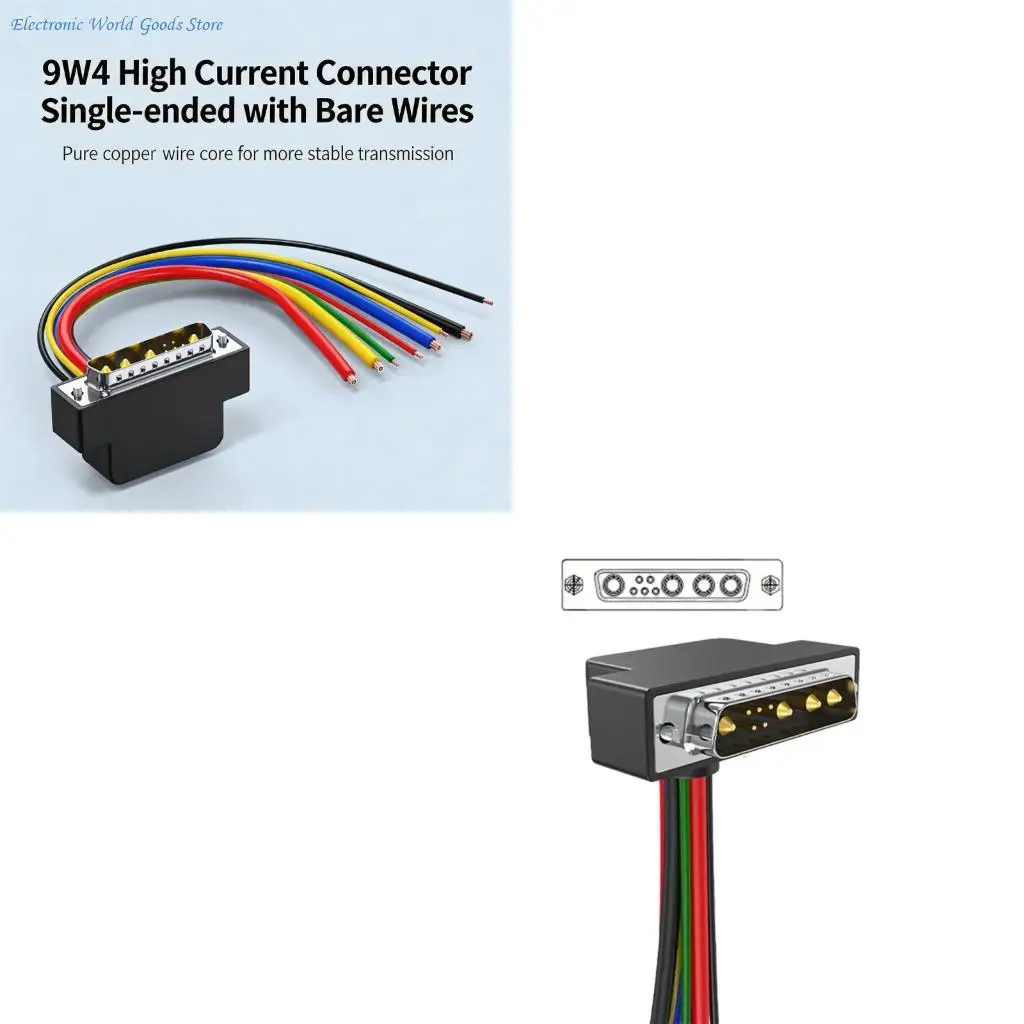 A3PD 9W4 Gold Plated Connector Low Resistance Design For High Current