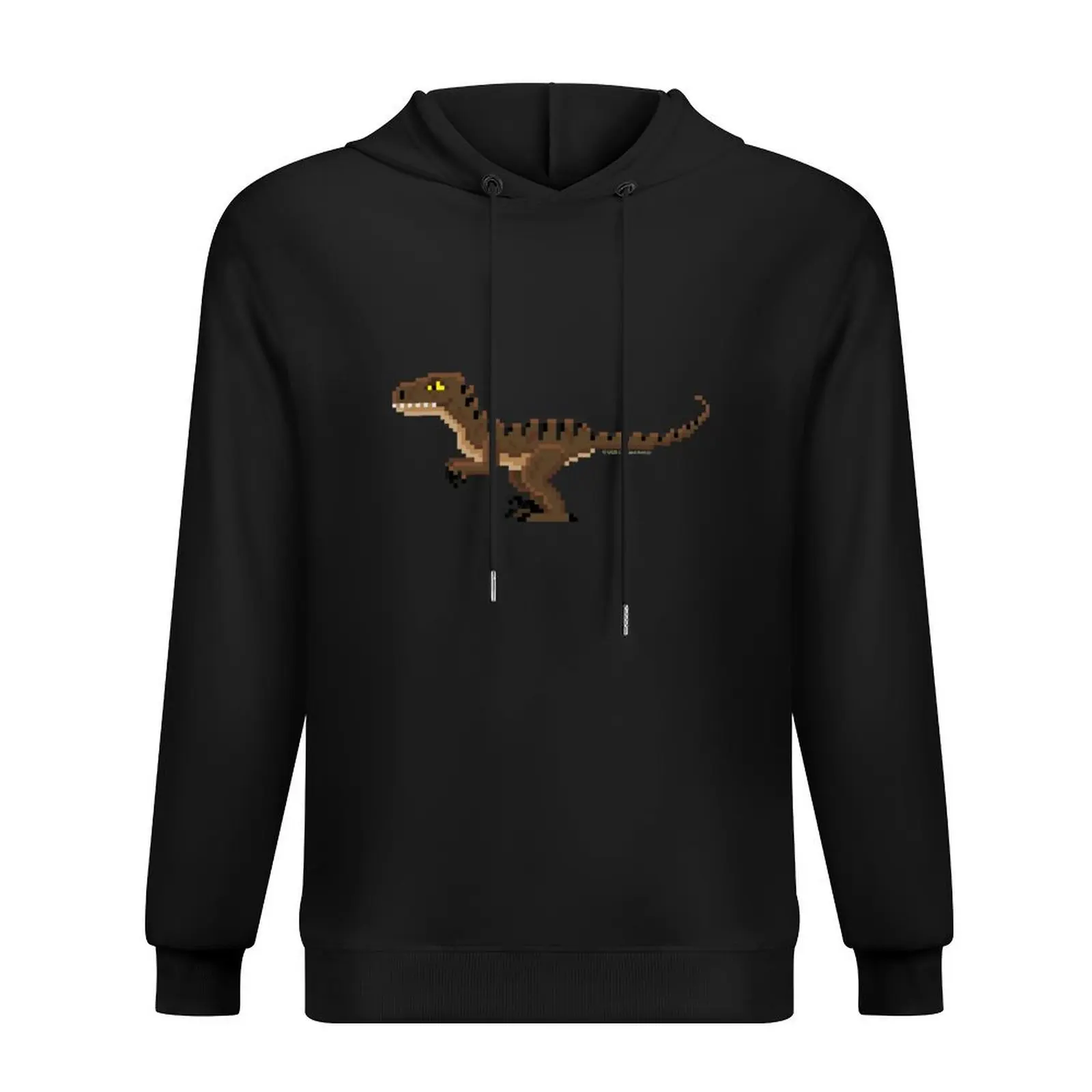 

8-Bit Raptor! Hoodie korean clothes men's coat mens clothing korean style clothes new in hoodies and blouses