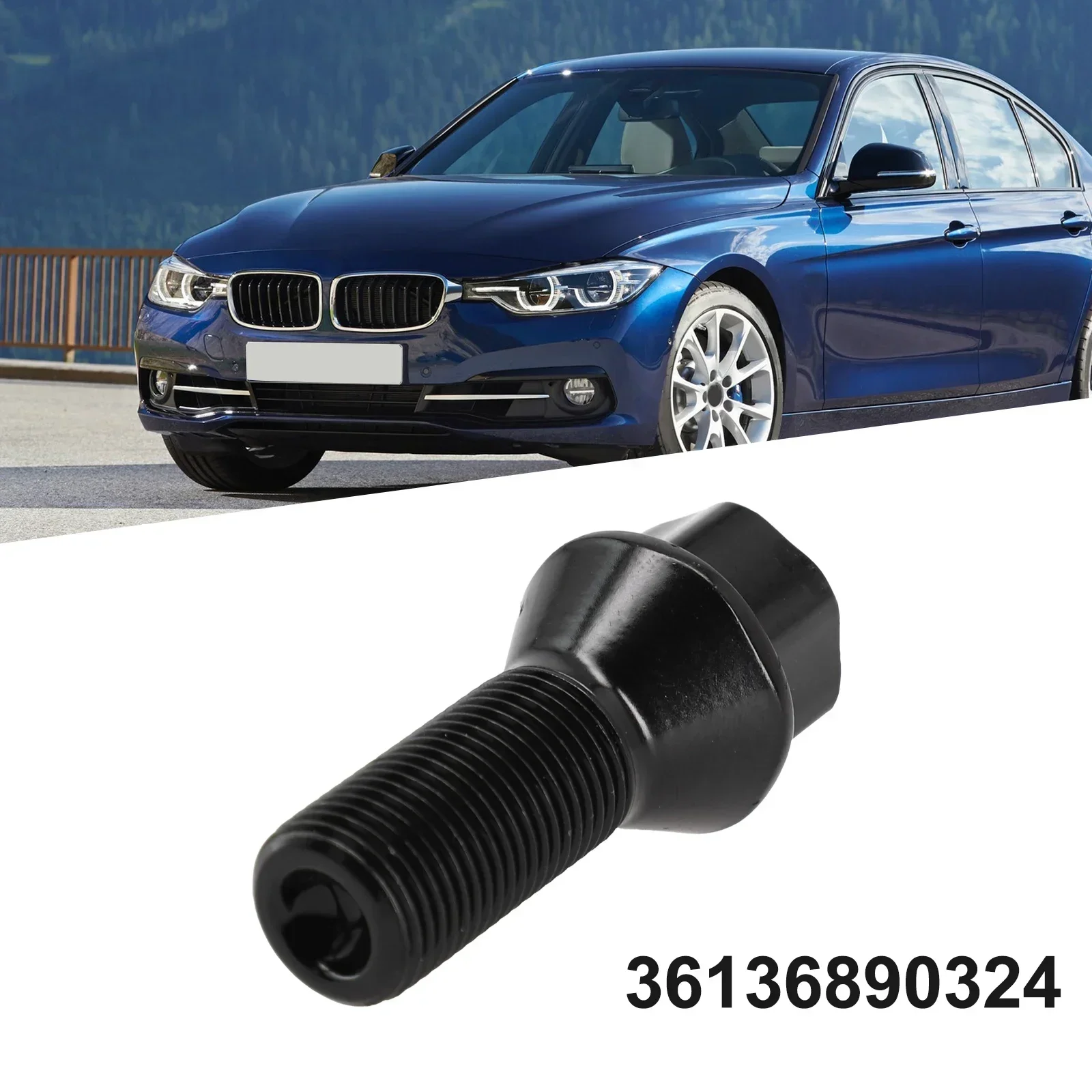 Wheel Nut Stud Bolt M14x1.25 For BMW E70 E70N E71 F20 F21 F22 F45 F30 F31 F34 Automobile Wheel Hub Bolt Rod Trim